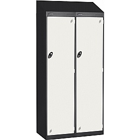 Stellar Probe Antibacterial Sloping Top Clean & Dirty Lockers with Hasp and Staple Lock - Lockers & Cloakroom