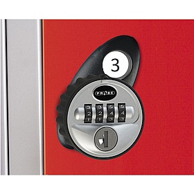 Stellar Probe Equinox Antibacterial Sloping Top Clean & Dirty Lockers with Manual Combination Lock - Lockers & Cloakroom