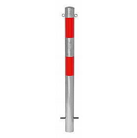 Traffic-Line Round Galvanised Reflective Barrier Posts - Premises
