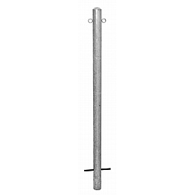 Traffic-Line Round Galvanised Barrier Posts - Premises