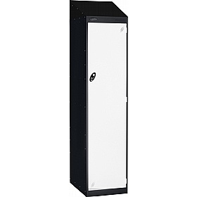 Stellar Probe Antibacterial Sloping Top Police Lockers with Hasp and Staple Lock - Lockers & Cloakroom