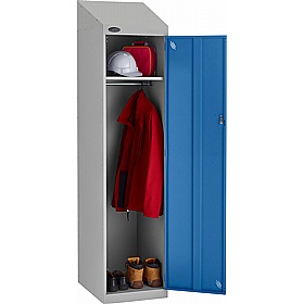 Stellar Probe Antibacterial Sloping Top Police Lockers with Hasp and Staple Lock