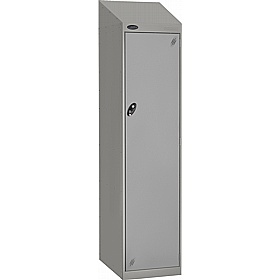 Stellar Probe Antibacterial Sloping Top Police Lockers with Hasp and Staple Lock - Lockers & Cloakroom