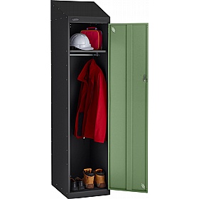 Stellar Probe Equinox Antibacterial Sloping Top Police Lockers with Cam Lock