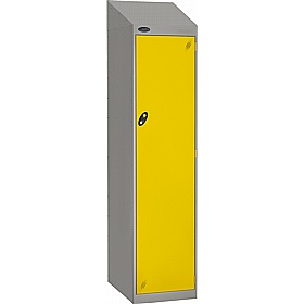 Stellar Probe Equinox Antibacterial Sloping Top Police Lockers with Cam Lock - Lockers & Cloakroom