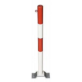 Minder-B Round Galvanised and Painted Removable Barrier Posts - Premises