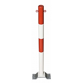 Minder-B Round Galvanised and Painted Removable Barrier Posts - Premises