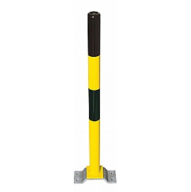 Minder-B Round Galvanised and Painted Removable Barrier Posts - Premises