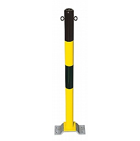 Minder-B Round Galvanised and Painted Removable Barrier Posts - Premises