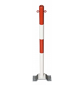 Minder-B Round Galvanised and Painted Removable Barrier Posts - Premises