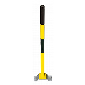 Minder-B Round Galvanised and Painted Removable Barrier Posts - Premises