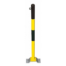 Minder-B Round Galvanised and Painted Removable Barrier Posts - Premises