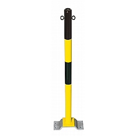 Minder-B Round Galvanised and Painted Removable Barrier Posts - Premises