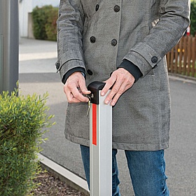 Controller-Plus Semi-Automatic Drop Down Parking Posts - Premises