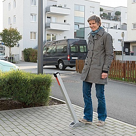Controller-Plus Semi-Automatic Drop Down Parking Posts - Premises