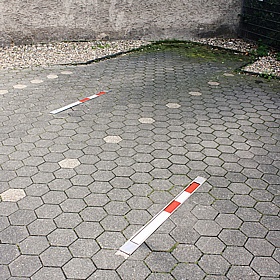 Commander Plus A Flush-Fitting Drop Down Parking Posts - Premises