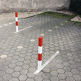 Commander Plus B Flush-Fitting Drop Down Parking Posts - Premises