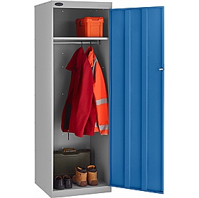 Stellar Probe Antibacterial 2 Compartment Crew Lockers with Hasp and Staple Lock