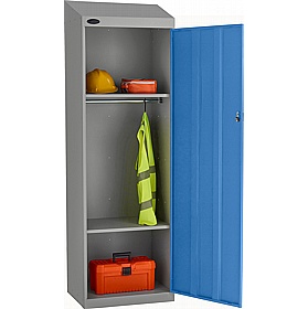 Stellar Probe Antibacterial Sloping Top Hi-Capacity Lockers with Hasp and Staple Lock