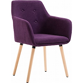 Kingswood Fabric Reception Chairs (Pack of 2)