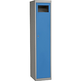 Stellar Probe Antibacterial Garment Collector Locker with Hasp and Staple Lock