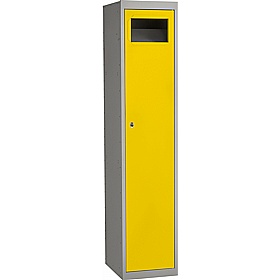 Stellar Probe Equinox Antibacterial Garment Collector Locker with Hasp and Staple Lock