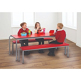 Gala Crush Bent Dining Table and Bench Set