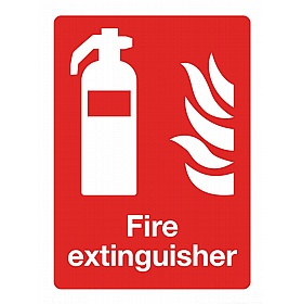 Fire Extinguisher Self-Adhesive Signs