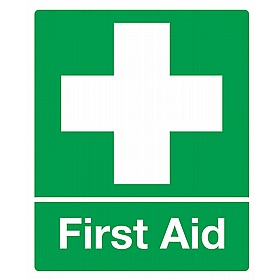 First Aid Self-Adhesive Signs
