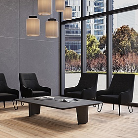 Oslo Scandinavian Style Fabric Reception Chair