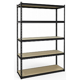 RackIt 220kg Boltless Black 5 Tier Racking