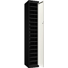 Stellar PowerBox Probe 16 Compartment Laptop and Tablet Charging Cupboard with Cam Lock