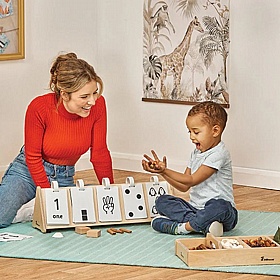 Time'2'Learn Giant Wooden Number Flip