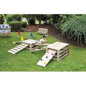 Adventure Tots Nursery Outdoor Climbing Set