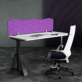 Sch! Acoustic Wave Desk Mounted Partition Screens