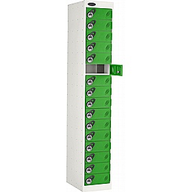 PowerBox Probe 16 Compartment Laptop and Tablet Charging Lockers with Manual Combination Lock