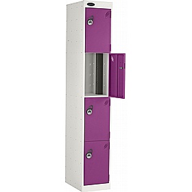 PowerBox Probe Equinox 4 Compartment High Capacity Charging Lockers with Manual Combination Lock