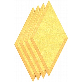 Sch! Diamond Acoustic Wall Tile (Set of 4)