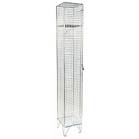 Ventra Premium Single Tier Wire Mesh Lockers