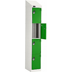 PowerBox Probe 4 Compartment Sloping Top High Capacity Charging Lockers with Manual Combination Lock