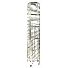 Ventra Economy Single Tier Wire Mesh Lockers