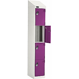 PowerBox Probe Equinox 4 Compartment Sloping Top High Capacity Charging Lockers with Manual Combination Lock