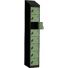 PowerBox Probe Equinox 8 Compartment Sloping Top Laptop and Tablet Charging Lockers with Cam Lock