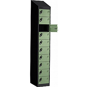 PowerBox Probe Equinox 10 Compartment Sloping Top Laptop and Tablet Charging Lockers with Cam Lock