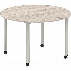 Flex Mobile Round Box Leg Office Tables