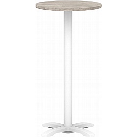 Italia Cross Base Tall Round Breakout and Canteen Table