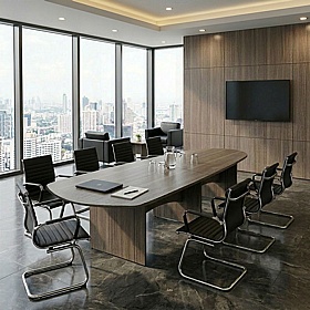 Confer Plectrum Shaped Breakout and Boardroom Tables