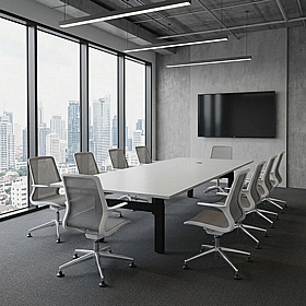 Progress Plus Electric Height Adjustable Rectangular Boardroom and Conference Tables