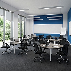 Analog Mobile Round Meeting Tables