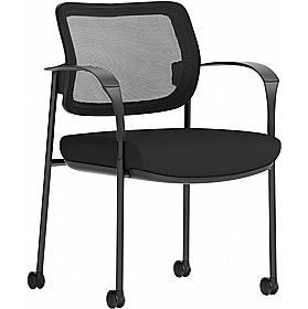 Brunswick Deluxe Mesh Back Mobile Conference Chair